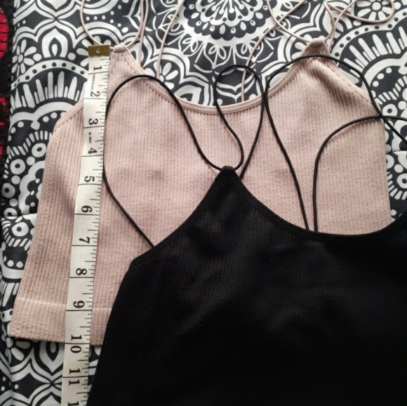 2 Ribbed Bralettes - Picture 4 of 5